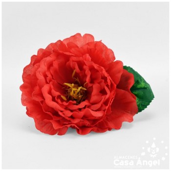 FLOR ARTIFICIAL ROSETA DE COPA AMPLIA 10cm