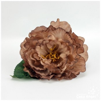 FLOR ARTIFICIAL ROSETA DE COPA AMPLIA 10cm