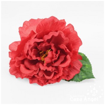 FLOR ARTIFICIAL ROSETA DE COPA AMPLIA 10cm