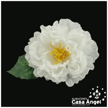 FLOR ARTIFICIAL ROSETA DE COPA AMPLIA 10cm