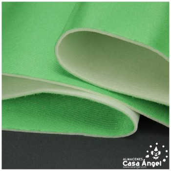SATÍN RASETE FOAMIZADO 3mm LISO VERDE HIERBA