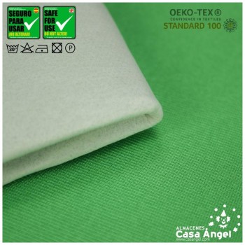 SATÍN RASETE FOAMIZADO 3mm LISO VERDE HIERBA