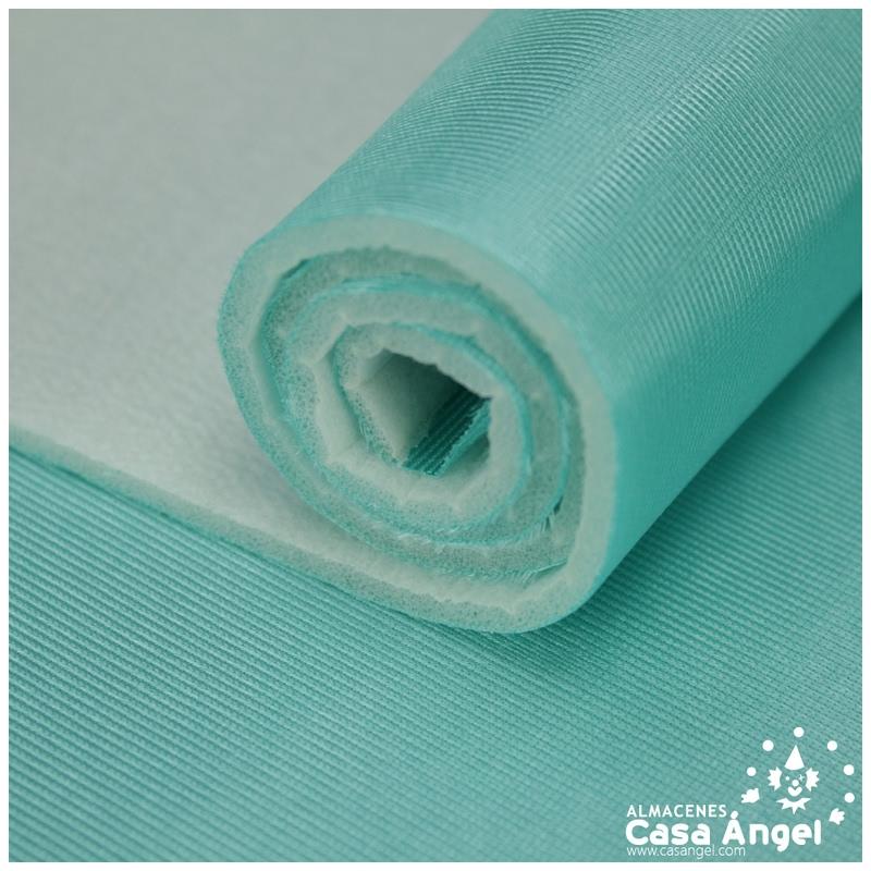 SATÍN RASETE FOAMIZADO 3mm LISO VERDE AGUA
