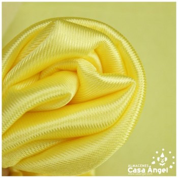 SATÍN RASETE FOAMIZADO 3mm LISO AMARILLO