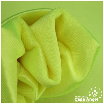 SATÍN RASETE FOAMIZADO 3mm LISO AMARILLO FLÚOR