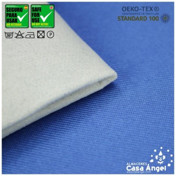 SATÍN RASETE FOAMIZADO 3mm LISO AZULINA