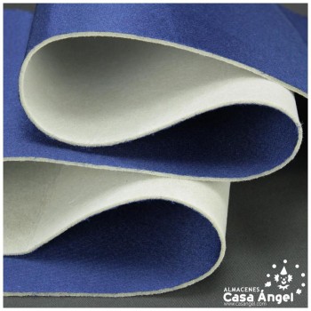 SATÍN RASETE FOAMIZADO 3mm LISO AZUL MARINO