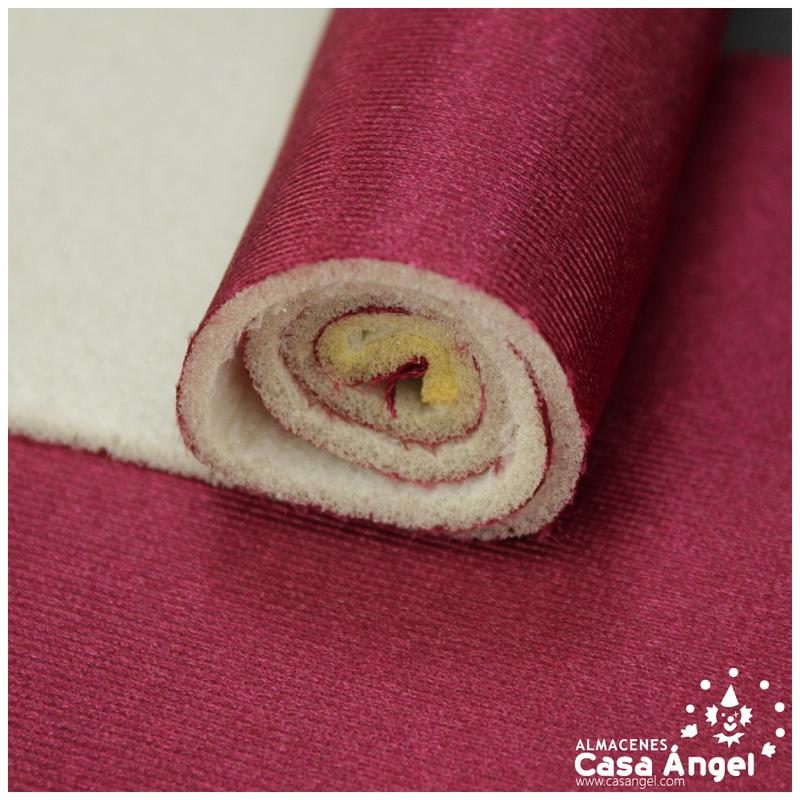SATÍN RASETE FOAMIZADO 3mm LISO GRANATE