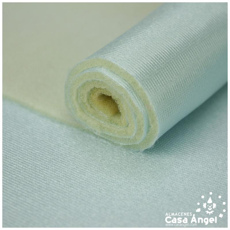 SATÍN RASETE FOAMIZADO 3mm LISO CELESTE