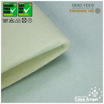 SATÍN RASETE FOAMIZADO 3mm LISO CELESTE