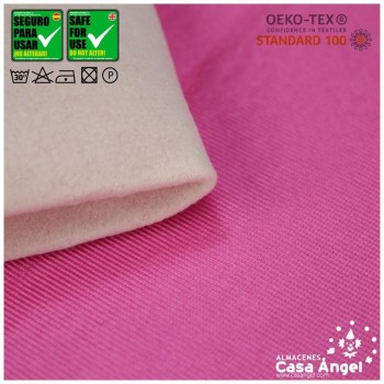 SATÍN RASETE FOAMIZADO 3mm LISO FUCSIA