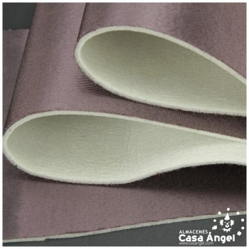 SATÍN RASETE FOAMIZADO 3mm LISO MARRÓN