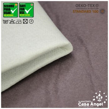 SATÍN RASETE FOAMIZADO 3mm LISO MARRÓN