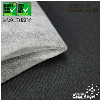 SATÍN RASETE FOAMIZADO 3mm LISO NEGRO