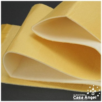 SATÍN RASETE FOAMIZADO 3mm LISO ORO MOSTAZA