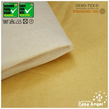 SATÍN RASETE FOAMIZADO 3mm LISO ORO MOSTAZA