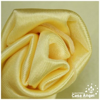 SATÍN RASETE FOAMIZADO 3mm LISO AMARILLO PAJA