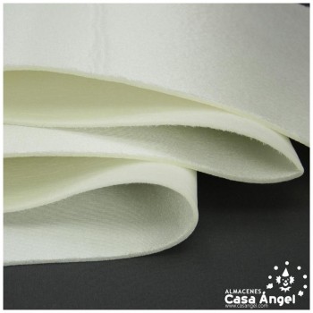 SATÍN RASETE FOAMIZADO 3mm LISO PLATA