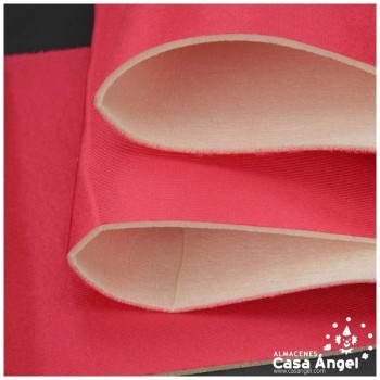 SATÍN RASETE FOAMIZADO 3mm LISO ROJO