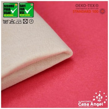 SATÍN RASETE FOAMIZADO 3mm LISO ROJO