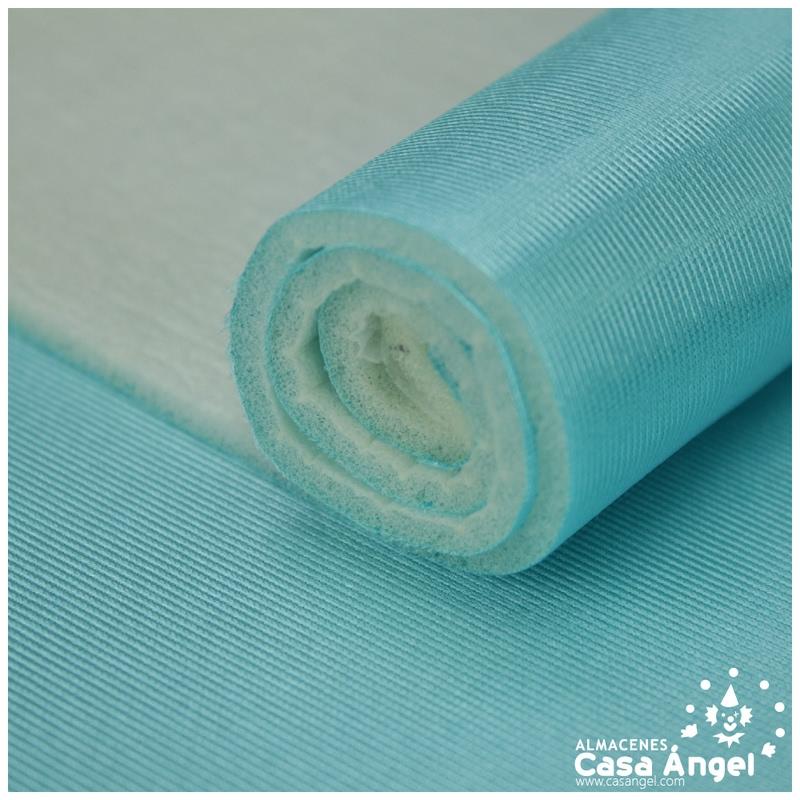 SATÍN RASETE FOAMIZADO 3mm LISO TURQUESA