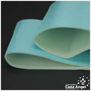 SATÍN RASETE FOAMIZADO 3mm LISO TURQUESA