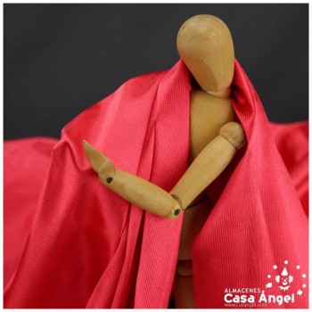 SATÍN DE CARNAVAL RASETE ROJO ESCARLATA 150cm
