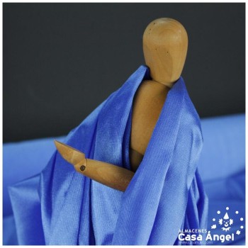 SATÍN DE CARNAVAL RASETE AZUL DUCADOS 150cm