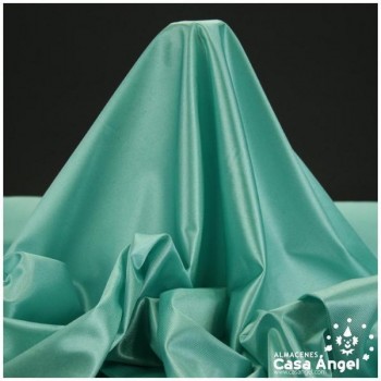 SATÍN DE CARNAVAL RASETE VERDE BENETON FLÚOR 150cm