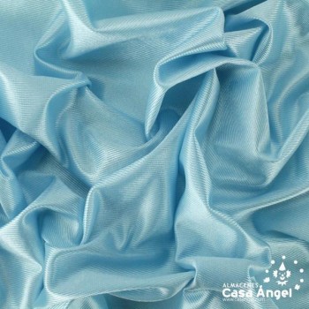 SATÍN DE CARNAVAL RASETE CELESTE 150cm