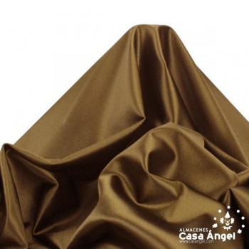 SATÍN DE CARNAVAL RASETE MARRÓN CLARO 150cm