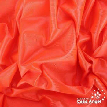 SATÍN DE CARNAVAL RASETE NARANJA FLÚOR 150cm