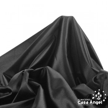 SATÍN DE CARNAVAL RASETE NEGRO 150cm