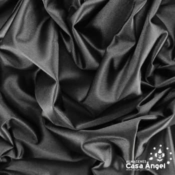 SATÍN DE CARNAVAL RASETE NEGRO 150cm