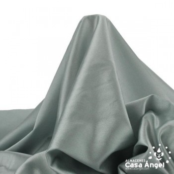 SATÍN DE CARNAVAL RASETE PLATA 150cm