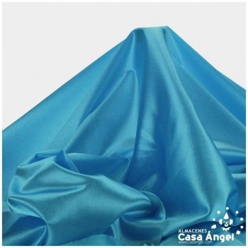 SATÍN DE CARNAVAL RASETE TURQUESA 150cm