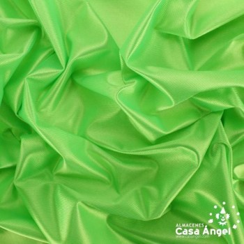 SATÍN DE CARNAVAL RASETE VERDE FLÚOR 150cm