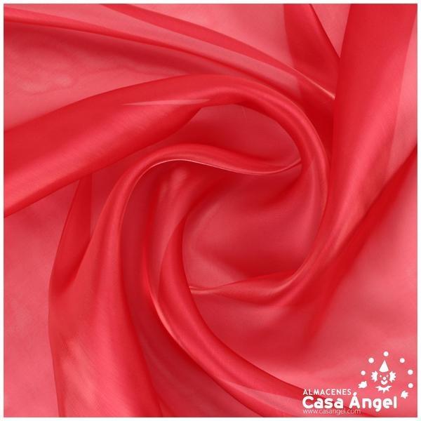 SATÍN ORGANDÍ ROJO SERIE ASTORGA 150cm