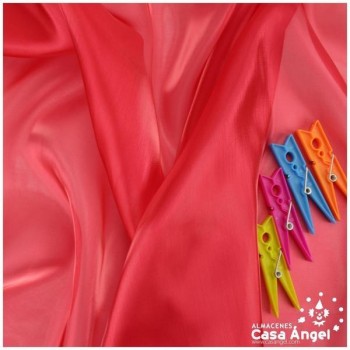 SATÍN ORGANDÍ ROJO SERIE ASTORGA 150cm