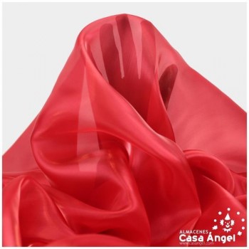 SATÍN ORGANDÍ ROJO SERIE ASTORGA 150cm