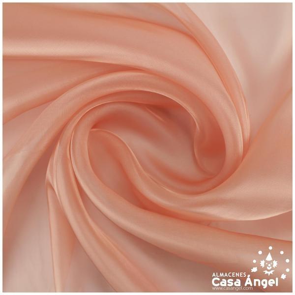 SATÍN ORGANDÍ SALMÓN SERIE ASTORGA 150cm