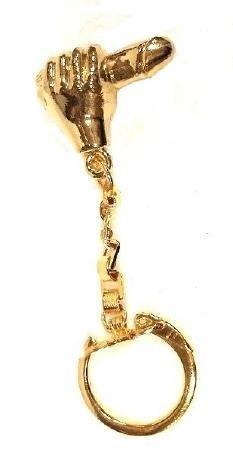LLAVERO PENE DE ORO