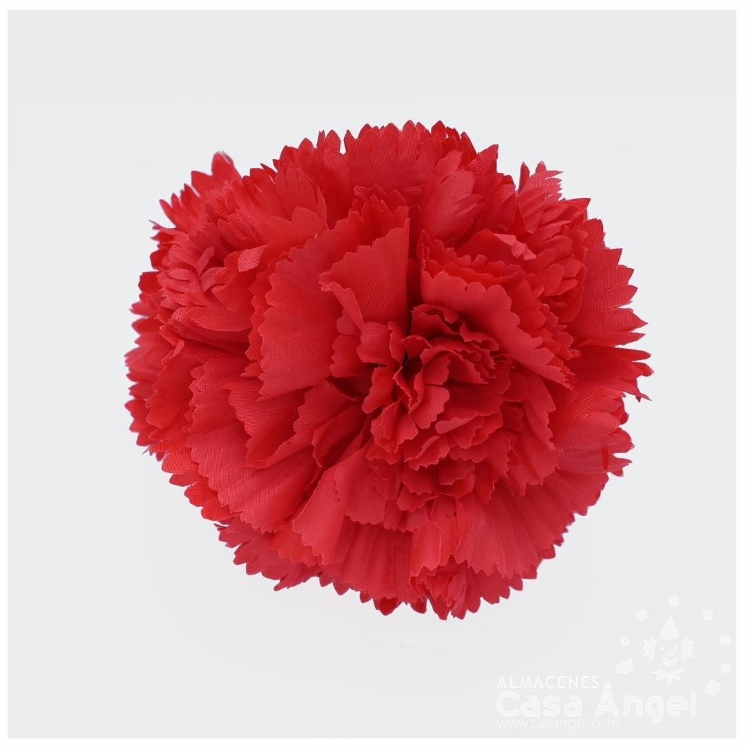 CLAVEL ROJO CON PINZA 12cm