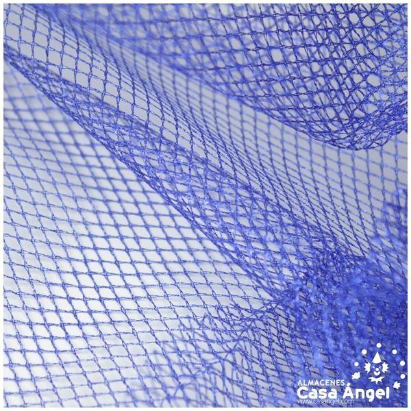 MALLA RÍGIDA DE LÚREX AZUL SERIE NETTO 150cm