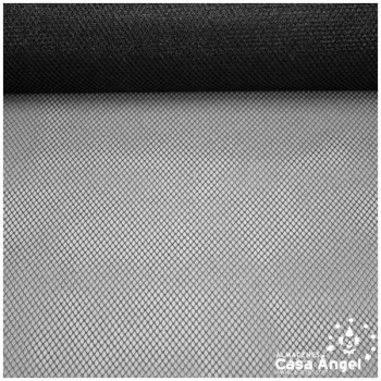 MALLA RÍGIDA DE LÚREX NEGRO SERIE NETTO 150cm