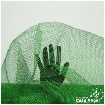 MALLA RÍGIDA DE LÚREX VERDE SERIE NETTO 150cm
