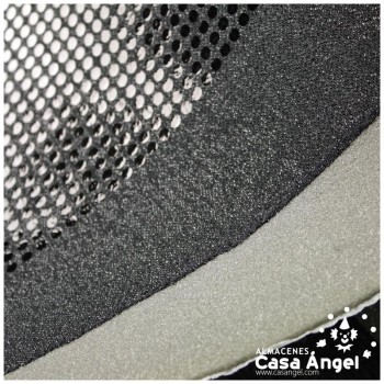 PUNTO FIESTA FOAMIZADO NEGRO CON LENTEJUELA 112cm