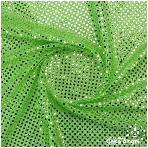 PUNTO LAMÉ PISTACHO CON LENTEJUELAS DE 3mm SERIE ATMÓSFERA 112cm