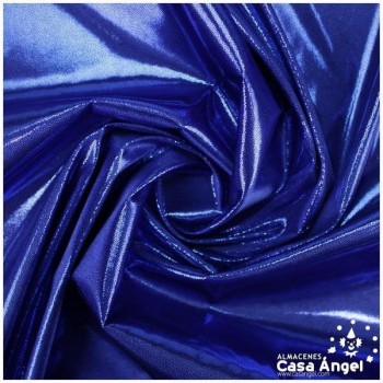 PAN DE ORO AZUL CON PUNTOS DE FOIL SERIE NURIA 150cm