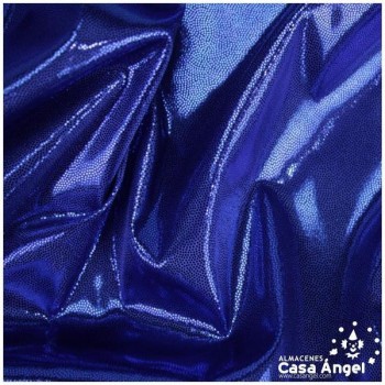 PAN DE ORO AZUL CON PUNTOS DE FOIL SERIE NURIA 150cm